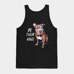 Pitbull - Be their voice Tank Top